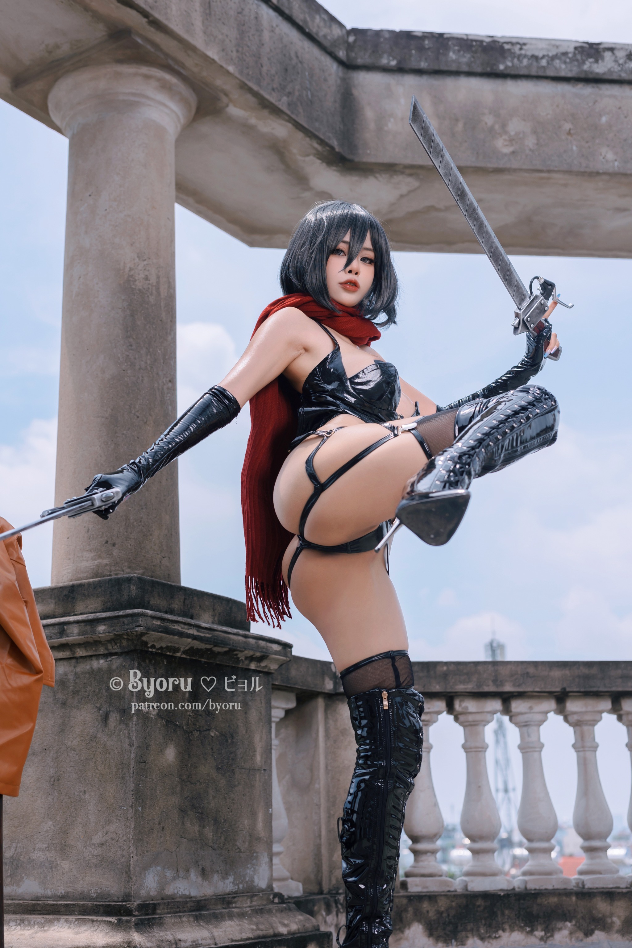 图片[1]-Byoru – NO.098 Mikasa[30P]-XikXak